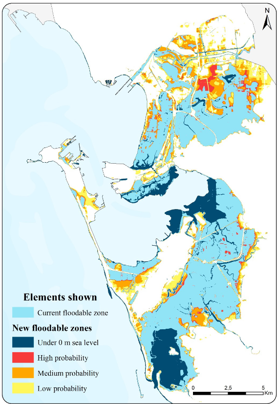 Mapa Proyección RCP 4.5 Año 2050